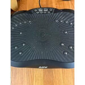 AXV Vibration Plate Exercise Machine Whole Body Workout Platform FR-98A Black